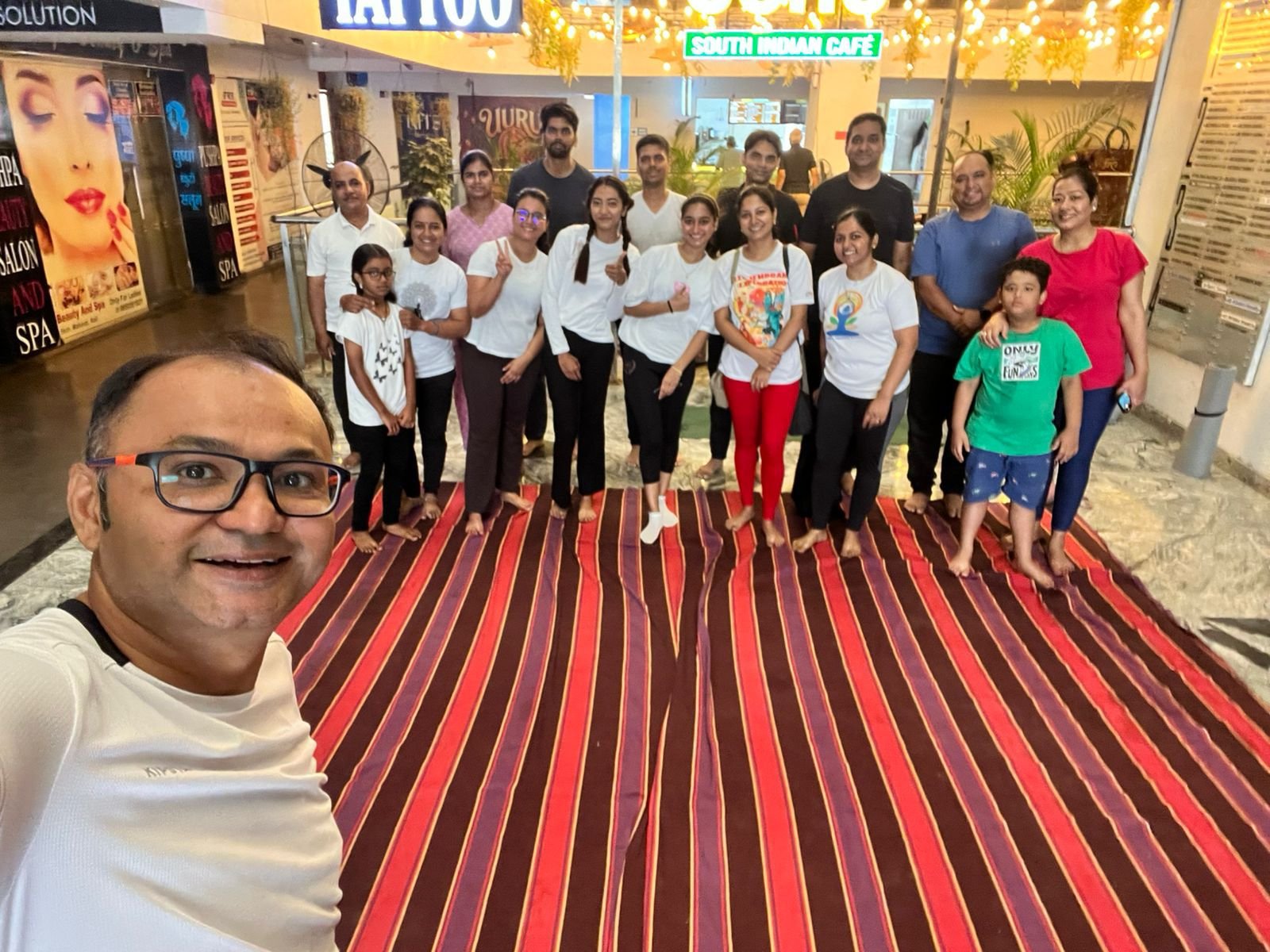 LiveFit members after a community wellness session