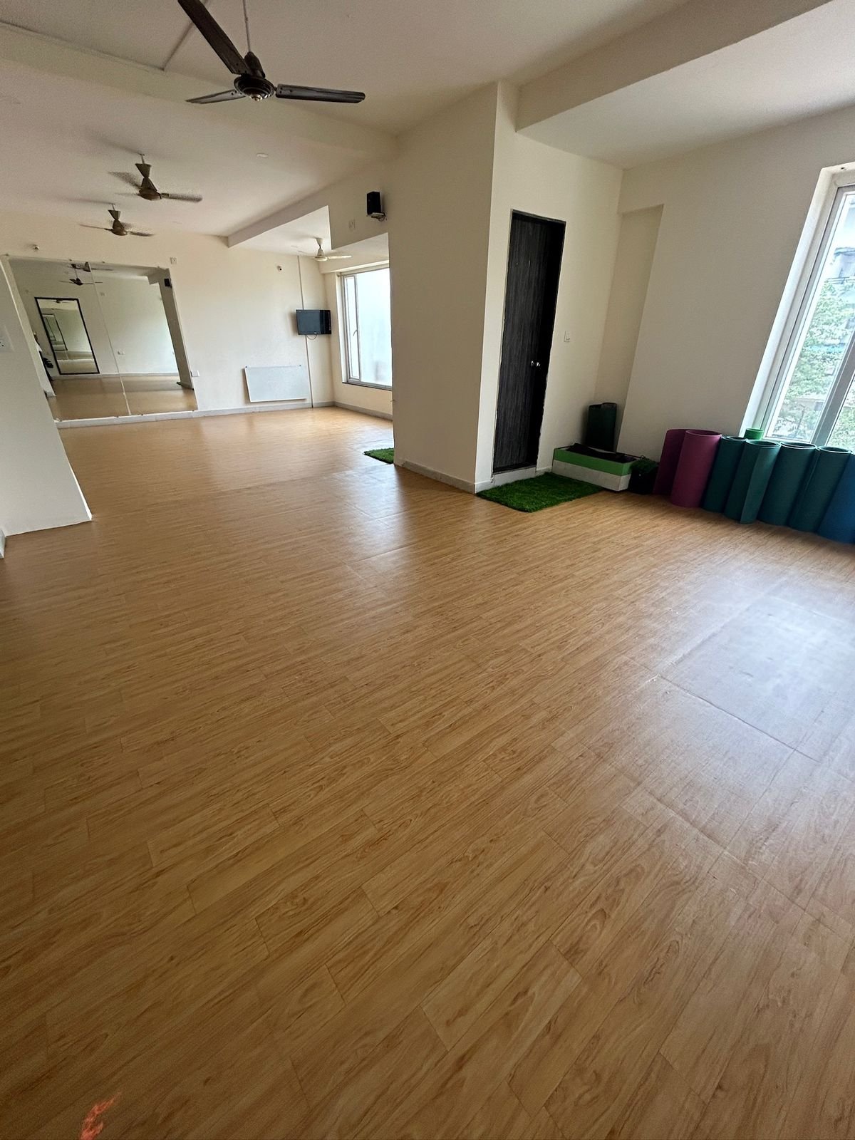 LiveFit studio floor and practice space